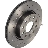 Brembo Bromsskiva 0991671X fram, perforerad, ventilerad, perforerad, 1 Stycke