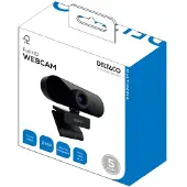 Deltaco Webbkamera Full HD 1080P 2MP med inbyggd mikrofon