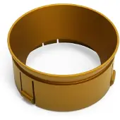 SOLAR PLUS Enspårig reflektor i matt gulddesign