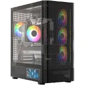 Modecom Volcano Aq400 Argb Midi Black Pc-tornfodral