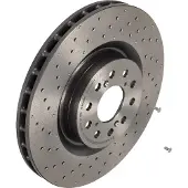 Brembo Bromsskiva 09C33811 fram, ventilerad, höggradigt förkolnad, 1 Stycke