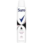 Sure Women Invisible Pure Anti-Perspirant Deodorant Spray - 200 ml