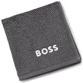 BOSS Cotton face cloth with contrast embroidered logo
