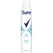 Sure Cotton Dry Anti-Perspirant Deodorant Spray - 200 ml