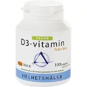 Helhetshälsa D3-vitamin Vegan 50 mcg 100 kapslar