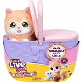 COBI Interaktivt gosedjur Little Live Pets – kattmamma i en korg