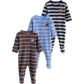 Next Pyjamas marinblå / himmelsblå / choklad