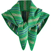 Next Scarf royalblå / ljusgul / gräsgrön / vit