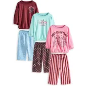 Next Pyjamas aqua / ljusblå / rostbrun / ljusrosa