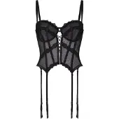 Hunkemoller Korsett 'Kat' svart