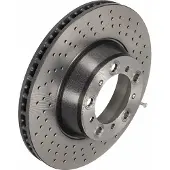 Brembo Bromsskiva 09C87811 bak, ventilerad, höggradigt förkolnad, 1 Stycke