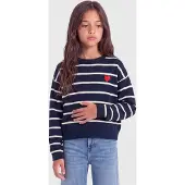 ONLY GIRLS Tröja 'KOGAMY' nattblå / vit