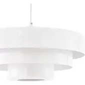 LINDBY Hänglampa Tivra , dimbar, Vitt / opal, Vardagsrum / matsal, Metall, Design, Pendellampa