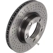 Brembo Bromsskiva 09C88011 fram, ventilerad, höggradigt förkolnad, 1 Stycke