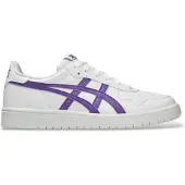Asics för kvinnor. 1202A118 Läder Japan S sneakers vit (42), Hud, Karta, Nyckelband, Casual