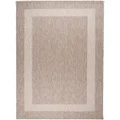 De Onlinewinkelier b.v. Utomhusmatta | Sierra Border beige/gräddvit hos Volero | 120x170cm | Beige | Rektangel | Utomhusmattor