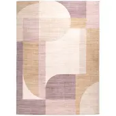 FRAAI Abstrakt utomhusmatta | Groovy Shapes pastell | 160x230cm | Flerfärgad | Rektangel | Utomhusmattor
