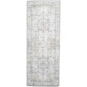 De Onlinewinkelier b.v. Tvättbar löpare | Domingo Mandala vit hos Volero | 80x180cm | Vit | 3D | Mesh | Löpare | Inomhusmattor