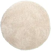 NATURL. Rund shaggy matta | Blaze beige hos Volero | Ø 160 cm | Syntet | Enfärgad | Rund | Hög lugg