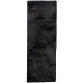 NATURL. Fluffig löpare | Comfy Supreme svart hos Volero | 80x180cm | Svart | Cotton | Löpare | Inomhusmattor