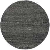 NATURL. Rund ullmatta | Feline antracit/melerad hos Volero | Ø 200cm | Antracit | Cotton | Rund | Inomhusmattor