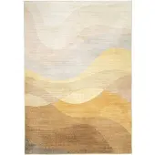 FRAAI Modern matta | Field gul hos Volero | 160x230cm | Gul | Cotton | Rektangel | Inomhusmattor