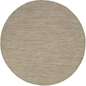 FRAAI Rund utomhusmatta | Malta Arrow natur hos Volero | Ø 160cm | Creme | Rund | Utomhusmattor