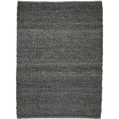 NATURL. Ullmatta | Feline antracit/melerad hos Volero | 230x330cm | Antracit | Cotton | Rektangel | Inomhusmattor