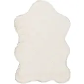 Little Olly Barnmatta | Huggy Sheep vit hos Volero | 55x80cm | Vit | Suede | Fria former | Barnkläder