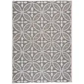 De Onlinewinkelier b.v. Utomhusmatta | Summer Pattern grå hos Volero | 200x290cm | Grå | Rektangel | Utomhusmattor