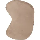 NATURL. Gångmatta | Cozy Ripple taupe hos Volero | 140x200cm | Taupe | Cotton | Fria former | Inomhusmattor