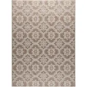 FRAAI Utematta | Rio Flower beige hos Volero | 230x330cm | Beige | Jute | Rektangel | Inomhusmattor