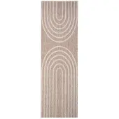 De Onlinewinkelier b.v. Balkongmatta | Sierra Arches beige/gräddvit hos Volero | 80x180cm | Creme | Löpare | Inomhusmattor