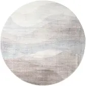 FRAAI Rund modern matta | Field taupe hos Volero | Ø 160cm | Taupe | Cotton | Rund | Inomhusmattor