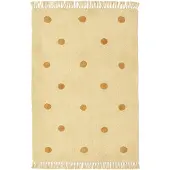 Little Olly Matta barnrum | Lou Dots gul hos Volero | 140x200cm | Gul | Rektangel | Barnkläder