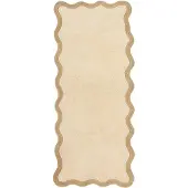 FRAAI Tvättbar gångmatta | Hazy beige/gräddvit hos Volero | 80x250cm | Beige | Löpare | Inomhusmattor