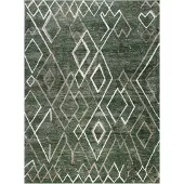FRAAI Berbermatta | Blend Diamond grön hos Volero | 80x150cm | Grön | Jute | Rektangel | Inomhusmattor