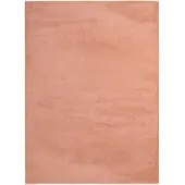 NATURL. Mjuk fluffig matta | Cozy rosa hos Volero | 230x320cm | Rosa | Cotton | Rektangel | Inomhusmattor