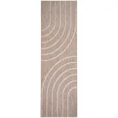 De Onlinewinkelier b.v. Balkongmatta | Sierra Curves beige/gräddvit hos Volero | 80x200cm | Creme | Löpare | Inomhusmattor