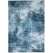 FRAAI Modern matta | Strong turkos hos Volero | 160x230cm | Turkos | Cotton | Rektangel | Inomhusmattor