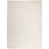 FRAAI Japandi | matta | Yori Abstract gräddvit hos Volero | 200x290cm | Creme | Jute | Rektangel | Inomhusmattor