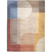 FRAAI Abstrakt utomhusmatta | Groovy Shapes flerfärgad | 80x150cm | Flerfärgad | Rektangel | Utomhusmattor