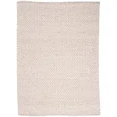 Studio Clarice Ullmatta | Brilliant gräddvit/vit hos Volero | 160x240cm | Vit | Rektangel | Inomhusmattor