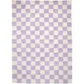 FRAAI Retromatta | Gambit lila/vit hos Volero | 80x150cm | Lila | Rektangel | Inomhusmattor