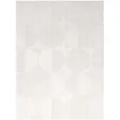 Studio Clarice Ullmatta | Giselle Circles vit hos Volero | 160x230cm | Vit | Cotton | Rektangel | Inomhusmattor