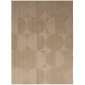 Studio Clarice Ullmatta | Giselle Circles beige hos Volero | 160x230cm | Creme | Cotton | Rektangel | Inomhusmattor