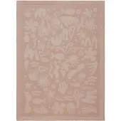 Little Olly Tvättbar lekmatta | Flo rosa hos Volero | 150x200cm | Rosa | Rektangel | Barnkläder