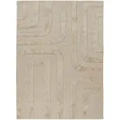 Studio Clarice Ullmatta | Judith Lines greige hos Volero | 140x200cm | Grå | Rektangel | Inomhusmattor