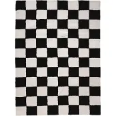 FRAAI Rutig matta | Blox svart hos Volero | 230x330cm | Svart | Rektangel | Inomhusmattor