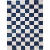 FRAAI Rutig matta | Blox blå hos Volero | 120x170cm | Blå | Rektangel | Inomhusmattor